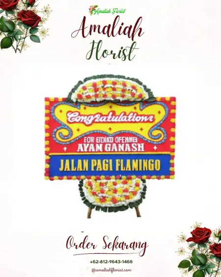 Sewa Papan Bunga Tlemang